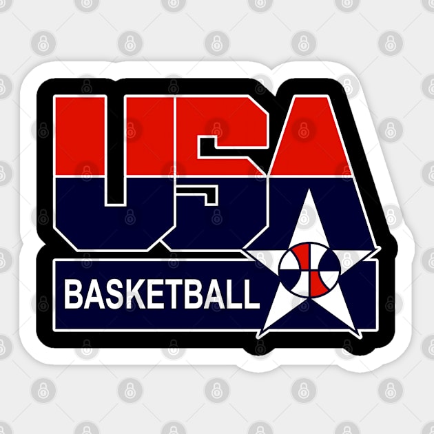 USA Basketball Dream Team 92 Retro Sticker by UrbanLifeApparel